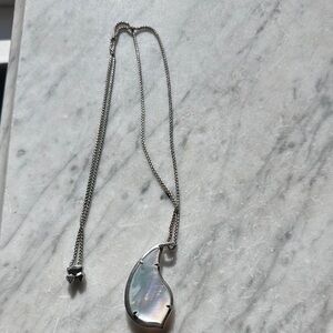 Elegant Silver Pendant Necklace Kendra Scott vintage
